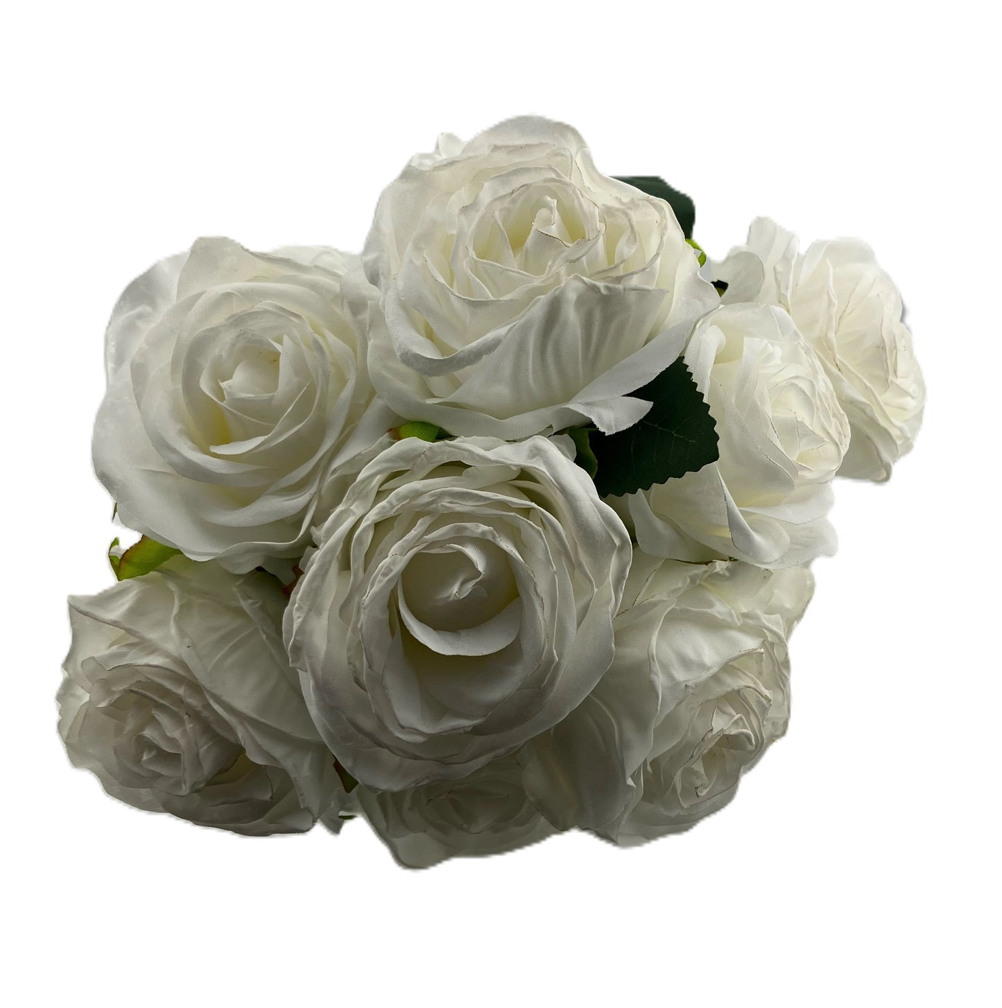 Bridal Dried Touch White Rose Hand Tie 10 Heads