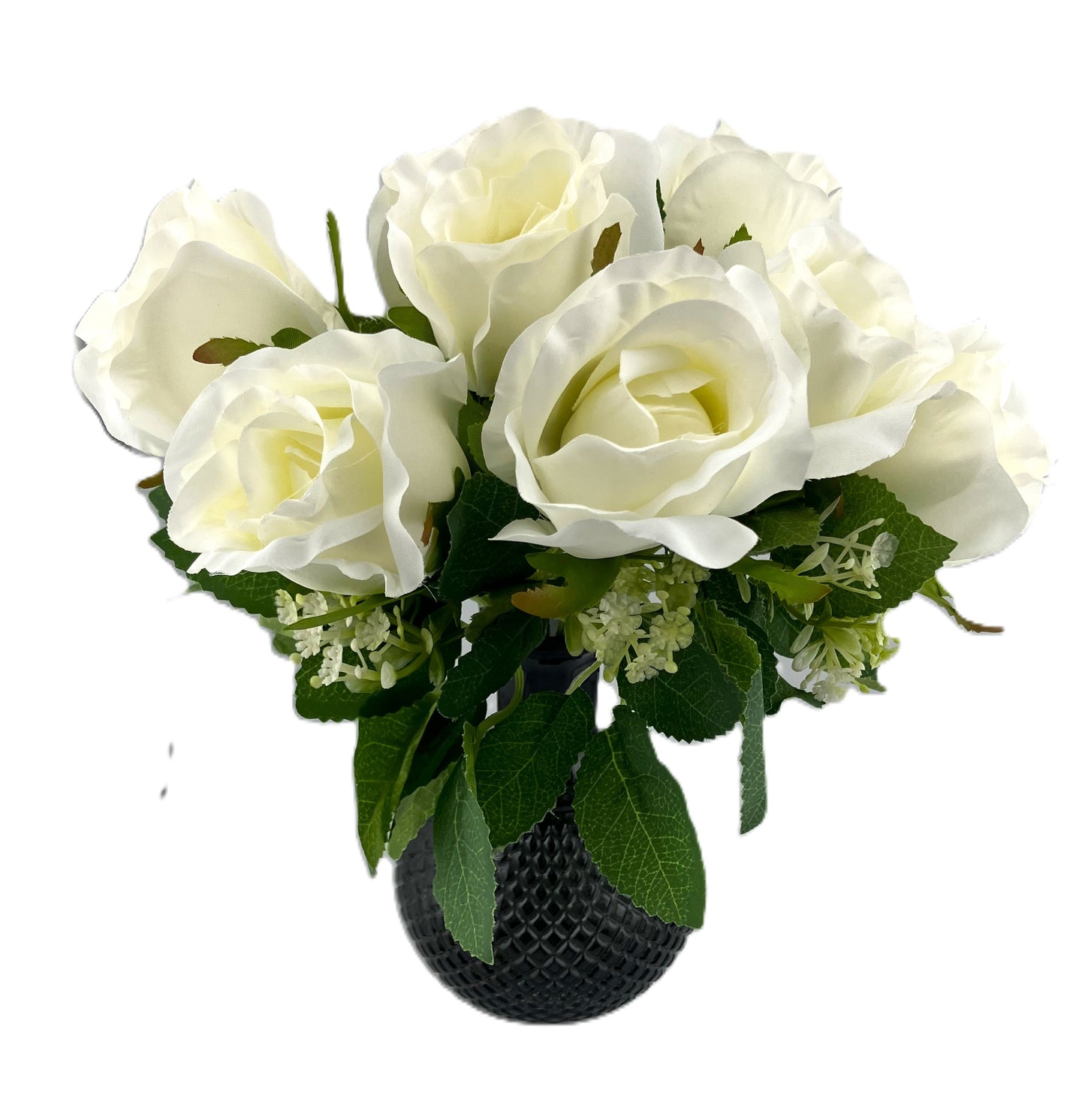 White Bridal Rose Bunch