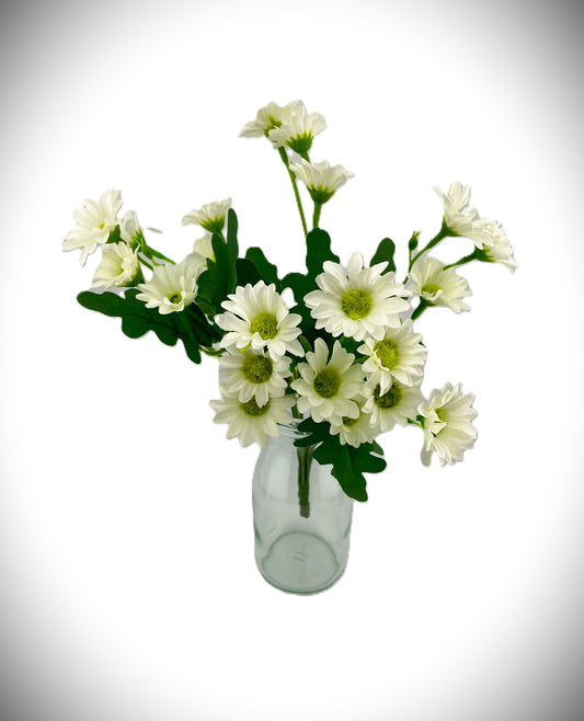 Artificial Silk White Mia Daisy Bunch