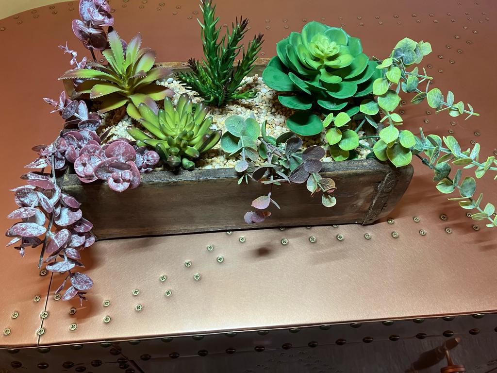 Wooden Succulent Planter