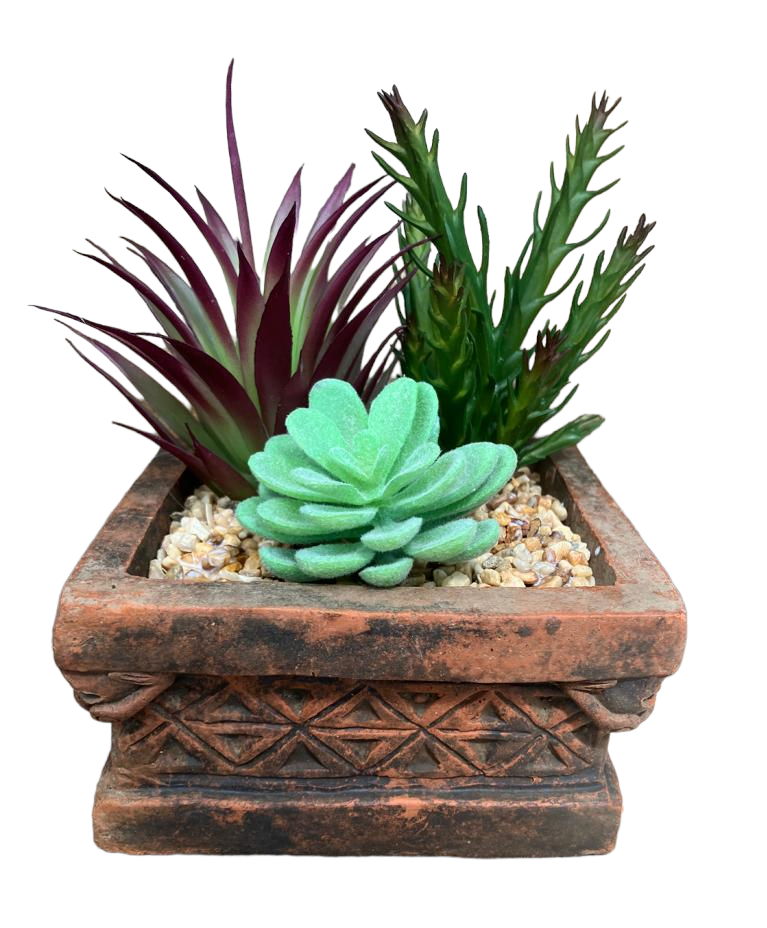 Indonesian Vintage Terracotta Succulent Pot