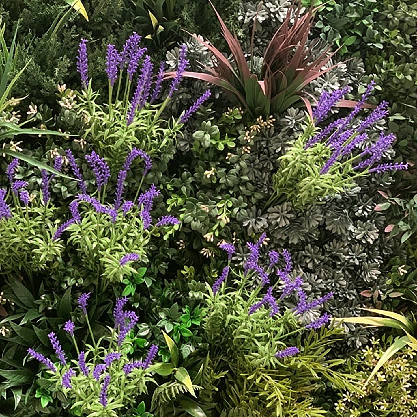 Artificial Green Wall Colour Box - Soft Lavender