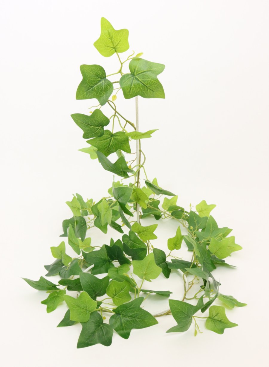 Printed Large Ivy Leaf Garland - Green - 230cm