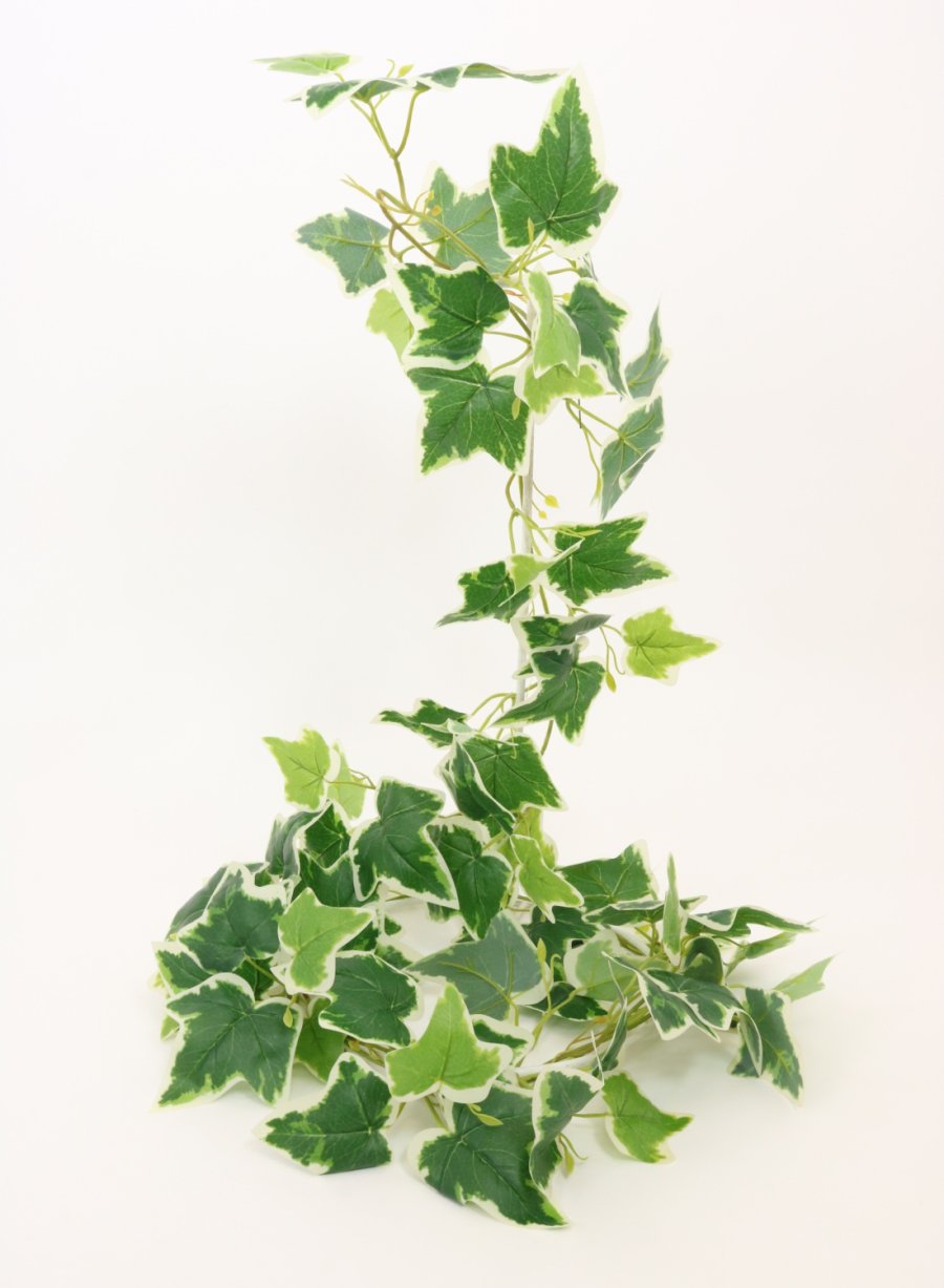 Variegated Printed Large Ivy Leaf Garland - 230cm