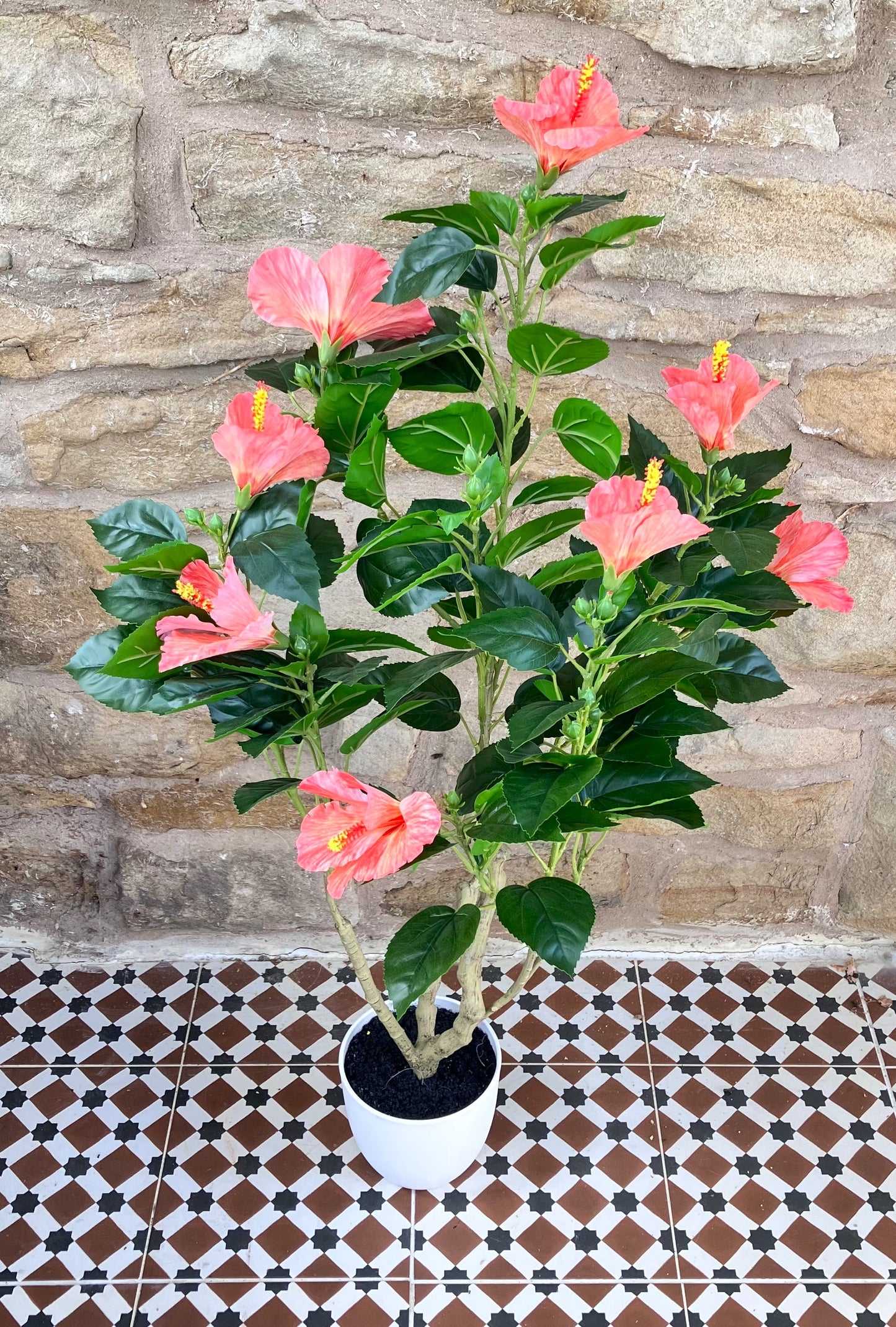 Artificial Hibiscus Tree - 90cm