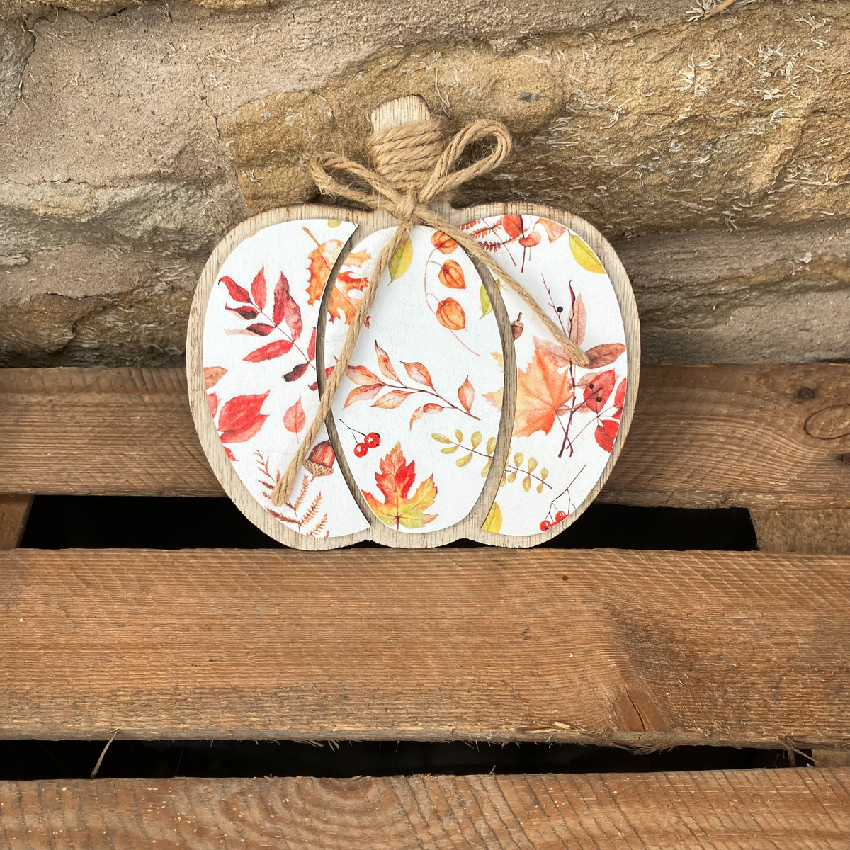 Trio of Ornamental Pumpkins
