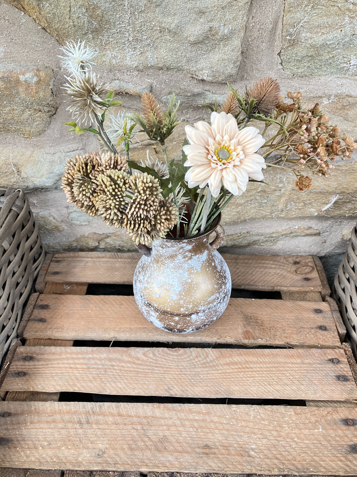 Artificial Flower Arrangement In A Choice Of Vases