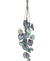 Artificial Begonia Hanging Spray - 110cm - Pink & Grey