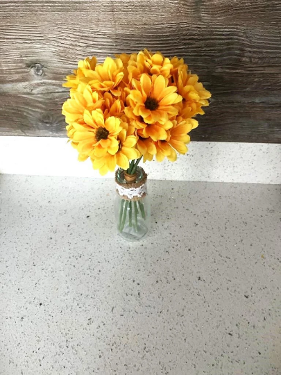 Artificial Gerbera Bundle in Yellow