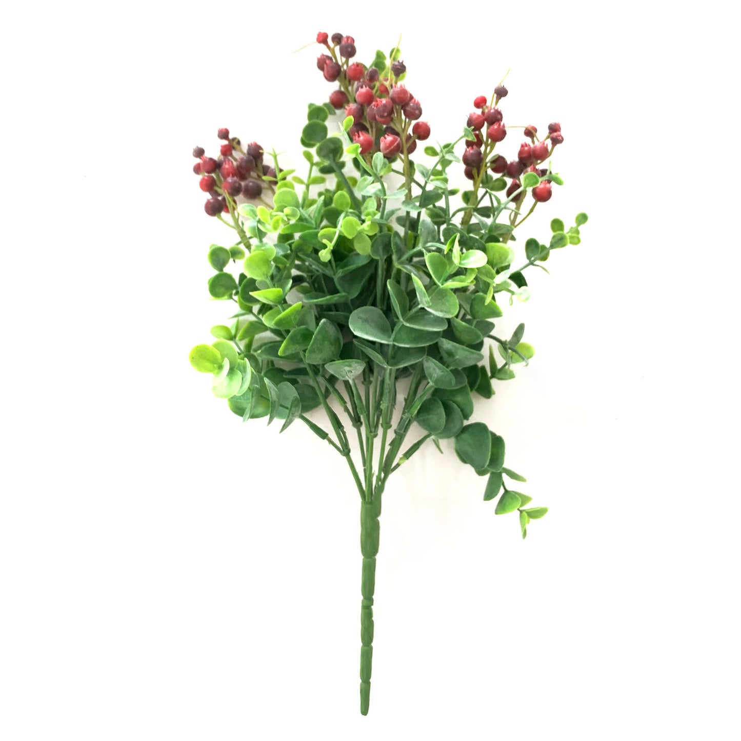 Artificial Berry Bush - red berries, 30cm