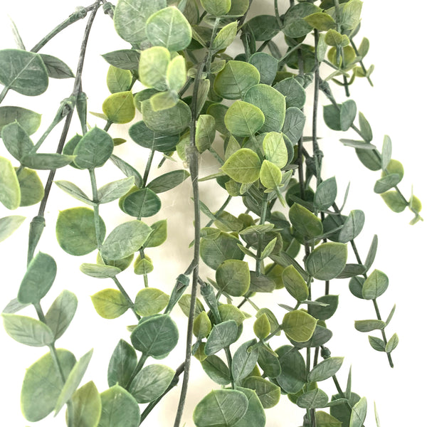 6 X Artificial Trailing Gunni Eucalyptus Pale Green, 95cm