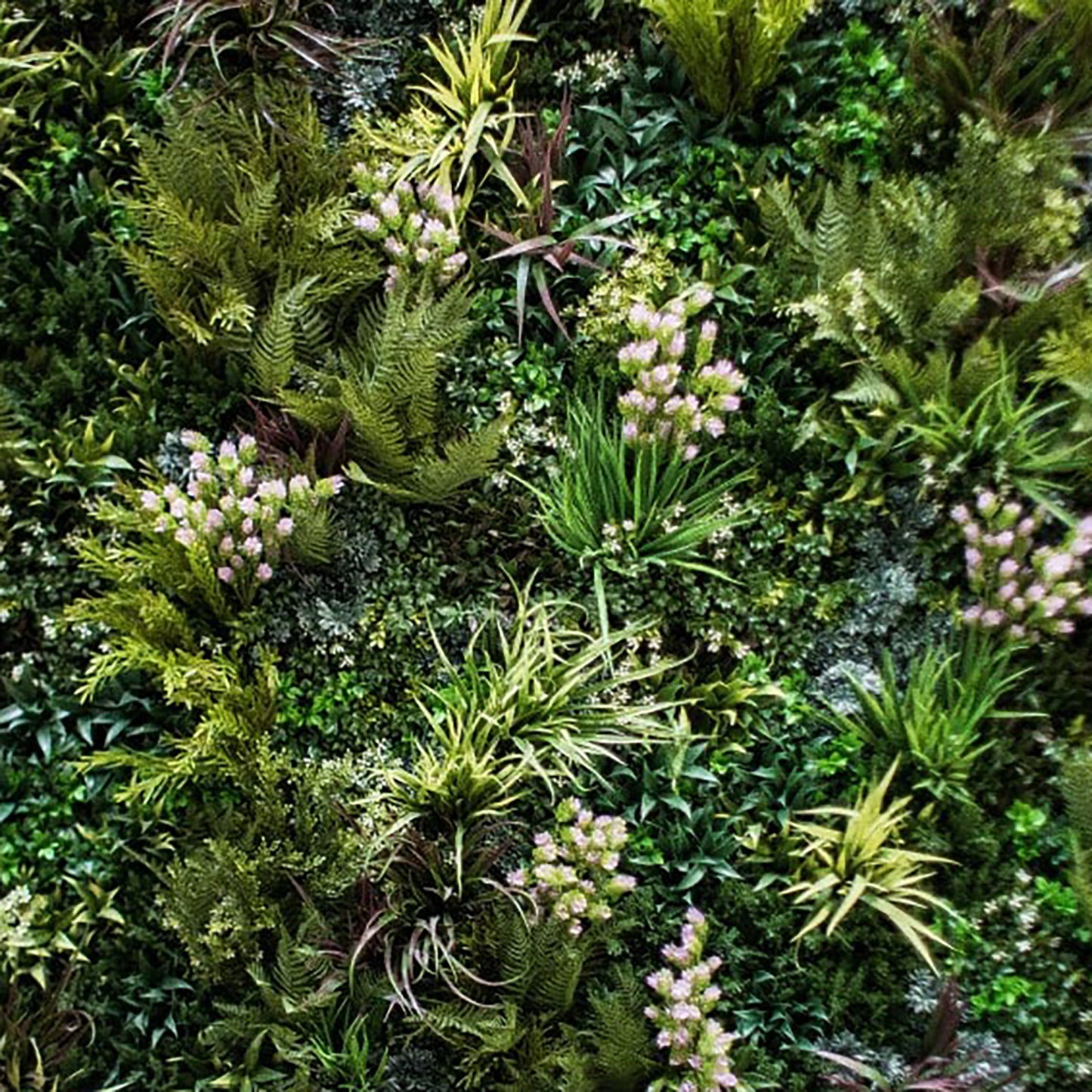 A Lovely mix of summer blossoms dotted with delicate white flowers. Incorporate these beautifully made plants where you please. They are designed to enhance or accent your wall by simply slotting them into the Vistafolia Panel where you want them.  Each Texture Box contains enough plants to personalise as many as 12 Vistafolia panels.