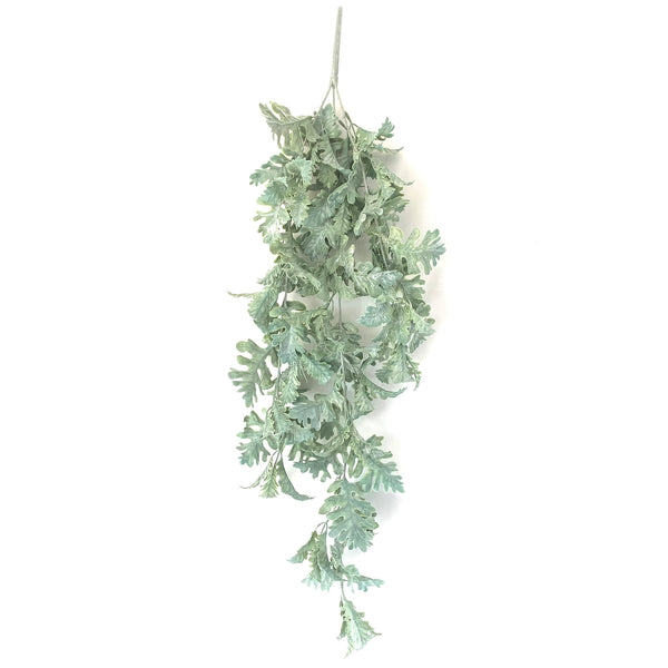 Artificial Cinceraria Hanging Bush, 75cm