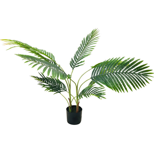 Artificial Palm Tree - 10 Leaves, 110cm
