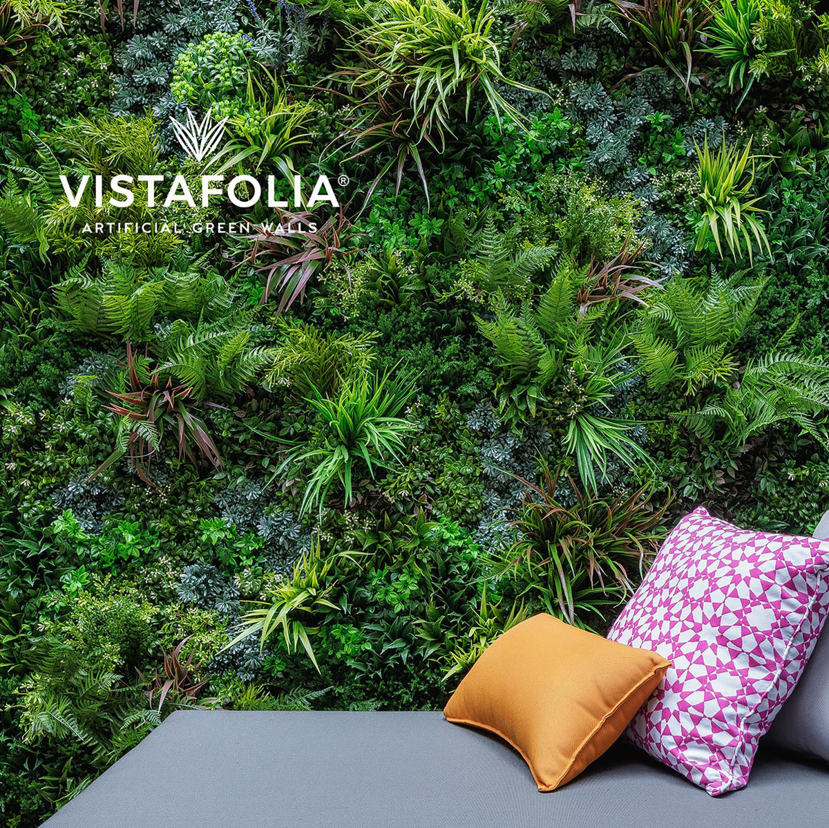 Artificial Green Wall System, Complete Kit by VistaFolia